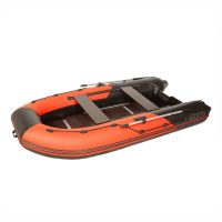 Лодка моторная килевая Пилот 360 ЖС красно-чёрный