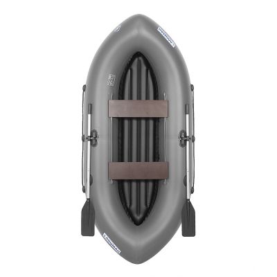 Лодка гребная Лоцман Турист 320 ВНД серый