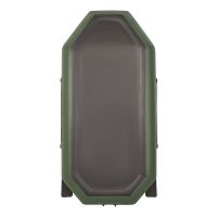 Лодка гребная под мотор Лоцман Стандарт 260 зелёный