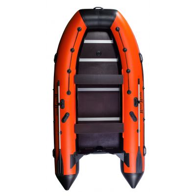 Моторная лодка RiverBoats RB-410 красно-чёрный