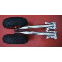 Транцевые колёса КОЛЕСЕЦ111 Перекидные для пайольных лодок