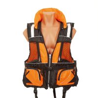 Жилет спасательный Ковчег Премиум 2XL-3XL/p.54-56/до 115 кг/оранжевый-чёрный