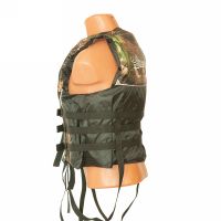 Жилет спасательный Ковчег Сплав L-XL/р.50-52/до 85 кг/камуфляж/чёрный