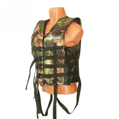 Жилет спасательный Ковчег Сплав S-M/р.44-48/до 60 кг/камуфляж/чёрный