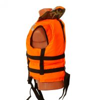 Жилет спасательный Ковчег Хобби двусторонний 3XL-4XL/p.54-58/до 130 кг/оранжевый/камуфляж