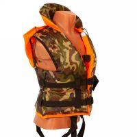 Жилет спасательный Ковчег Хобби двусторонний S-M/р.44-48/до 60 кг/оранжевый/камуфляж