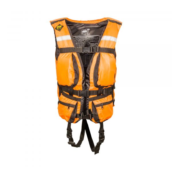 Жилет спасательный Таймень XL(52-54) оранжевый PRO  с воротником