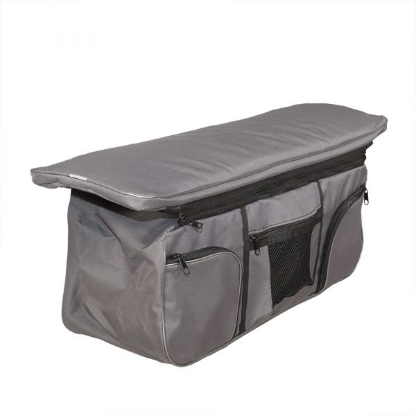 Комплект мягких накладок на сиденье Ковчег Премиум 95 с сумкой серый