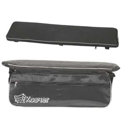 Комплект мягких накладок на сиденье Ковчег 110 с сумкой чёрный