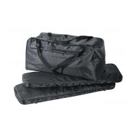 Комплект мягких накладок на сиденье Мастер Лодок с сумкой 70 см черные