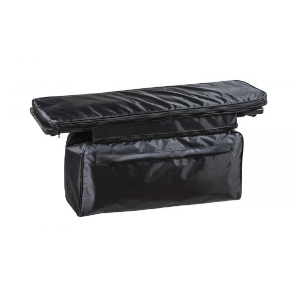 Комплект мягких накладок на сиденье Мастер Лодок с сумкой 70 см черные