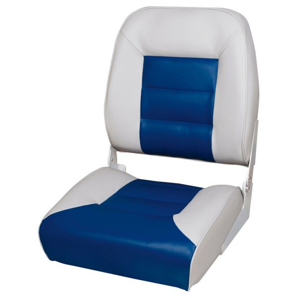 Кресло Premium High Back Boat Seat серый/синий