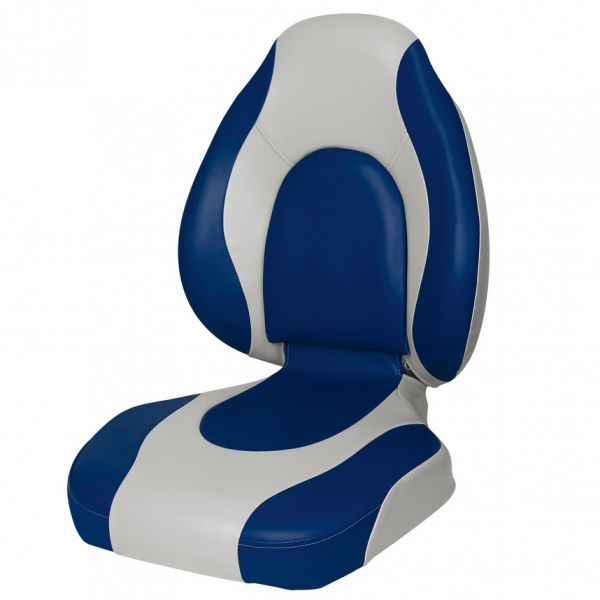 Кресло Premium Countured Seat - серый/синий