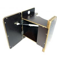 Подставка RIAZ под эхолот с открывающимся столиком с держателями для спиннинга