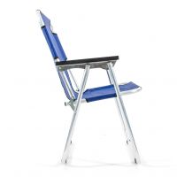 Кресло-шезлонг Кедр алюминий ЦВЕТ: СИНИЙ