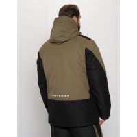 Костюм зимний Siberia цвет Хаки/Черный  ткань Breathable (Размер: 52-54, Рост: 182-188)