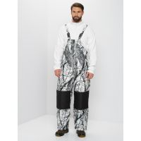 Костюм зимний Альтаир цвет Белый лес (ветки) ткань Alova  (Размер: 48-50, Рост: 176)