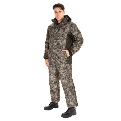 Костюм зимний Амур цвет Графика Листва (антрацит) ткань Taslan Dobby (Размер: 48-50, Рост: 176)