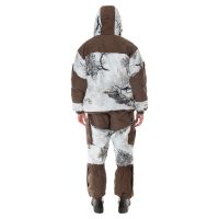 Костюм зимний Ангара цвет Белый Лес (ветки) ткань Alova (Размер: 44-46, Рост: 170)