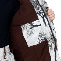 Костюм зимний Ангара цвет Белый Лес (ветки) ткань Alova (Размер: 48-50, Рост: 176)