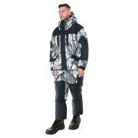 Костюм зимний Ангара цвет Белый Лес (ветки) ткань Alova (Размер: 60-62, Рост: 188)