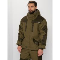 Костюм зимний Ангара цвет Хаки ткань Палатка/Грета (Размер: 48-50, Рост: 176)