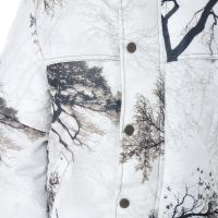 Костюм зимний Детский Умка цвет Белый Лес (кусты)/Хаки ткань Cat's eye (Размер: 28-30, Рост: 110-116)