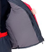 Костюм зимний Печора цвет Серый/Красный ткань Оксланд (Размер: 56-58, Рост: 182)