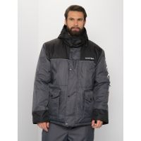 Костюм зимний Полюс цвет Серый/Черный ткань Cell (Размер: 48-50, Рост: 170-176)