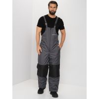 Костюм зимний Полюс цвет Серый/Черный ткань Cell (Размер: 48-50, Рост: 170-176)