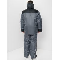 Костюм зимний ПолюсV-2 цвет Серый/Черный ткань Cell (Размер: 48-50, Рост: 170-176)