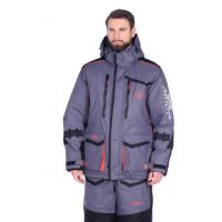 Костюм зимний Поплавок Siberia Floating цвет Серый/Черный ткань Breathable (Размер: 48-50, Рост: 170-176)