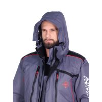 Костюм зимний Поплавок Siberia Floating цвет Серый/Черный ткань Breathable (Размер: 48-50, Рост: 170-176)