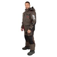 Костюм зимний Поплавок Siberia Floating цвет Хаки/Черный ткань Breathable (Размер: 48-50, Рост: 170-176)