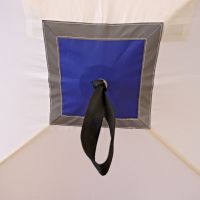 Палатка зимняя куб СЛЕДОПЫТ 1,8 х1,8 м, Oxford 240D PU 2000, 3-местная ,цв. бело-синий