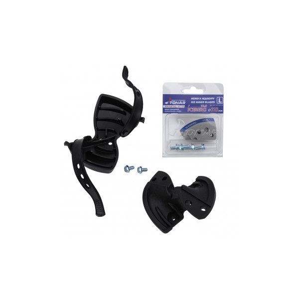 Голова режущая ледобура ICEBERG-110(L) V2.0/V3.0 (левое вращение) в сборе (радиусные ножи + футляр)