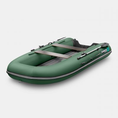 Моторная лодка GLADIATOR E330S зелёный  СПБ