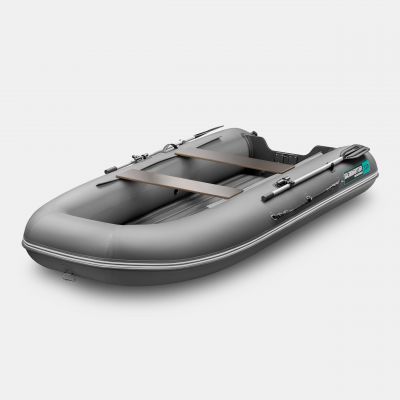 Моторная лодка GLADIATOR E330S тёмно-серый  СПБ