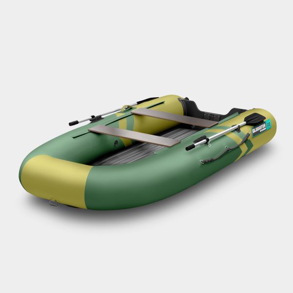 Моторная лодка GLADIATOR E330SL зелено-оливковый СПБ