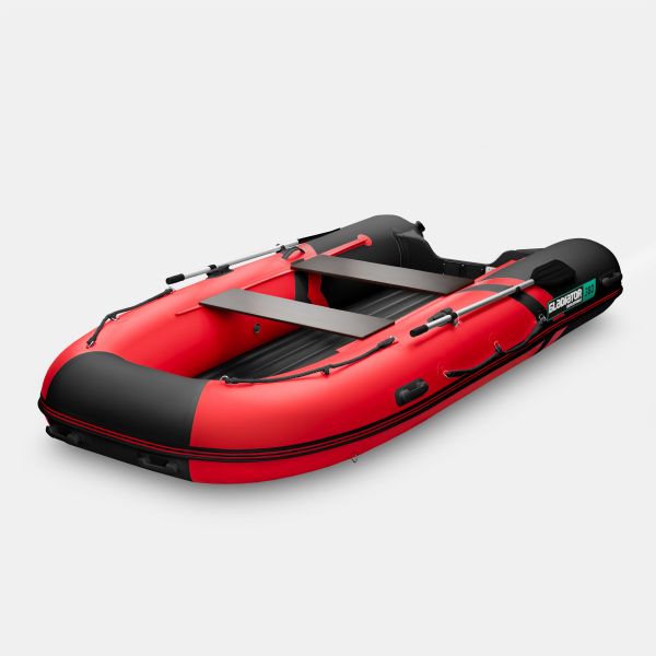 Моторная лодка GLADIATOR E380S красно-черный  СПБ