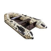 Моторная лодка АКВА 2900 Слань-книжка киль Камуфляж пиксель зеленый