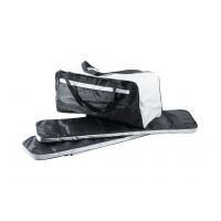 Комплект мягких накладок на сиденье с сумкой 70*20 см черно-белые Oxford 400