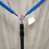 Подсачек фидерный MIFINE CS600 круглый, ручка телескоп 3м., белая леска