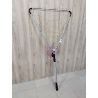 Подсачек MIFINE 51011-1 треугольной формы, складной, металл. фурнитура, цветная леска 50х170см