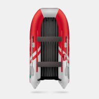 Надувная лодка GLADIATOR E300S красно-белый