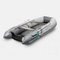 Надувная лодка GLADIATOR E300S оранжево-темносерая