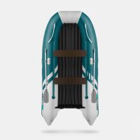 Надувная лодка GLADIATOR E350S морской зеленый-белый