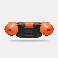 Надувная лодка GLADIATOR E350S оранжево-темносерая