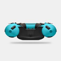 Надувная лодка GLADIATOR E350S черно-бирюзовый