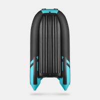 Надувная лодка GLADIATOR E380S черно-бирюзовый